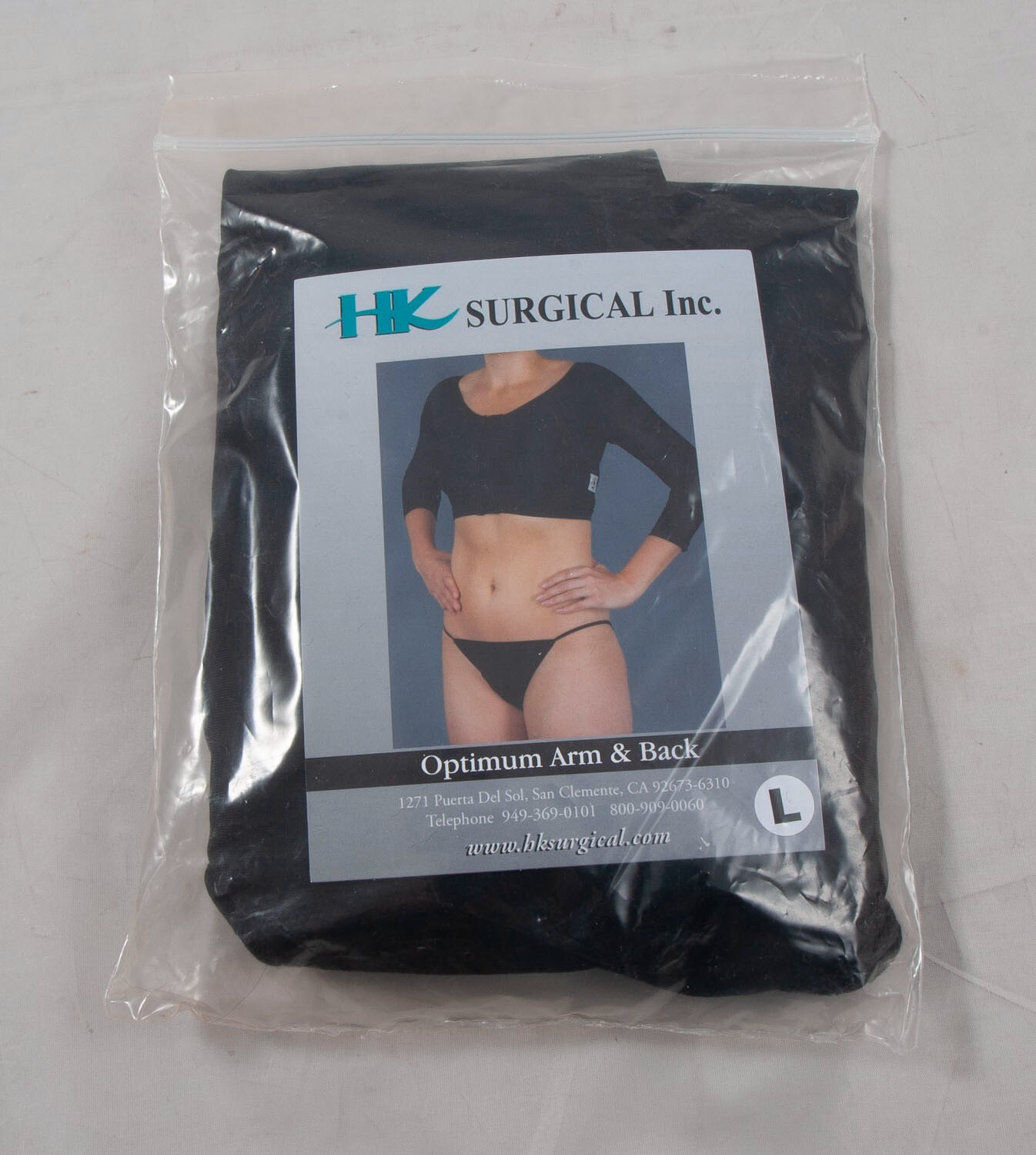 HK Surgical Optimum Arm & Back Garment L Black