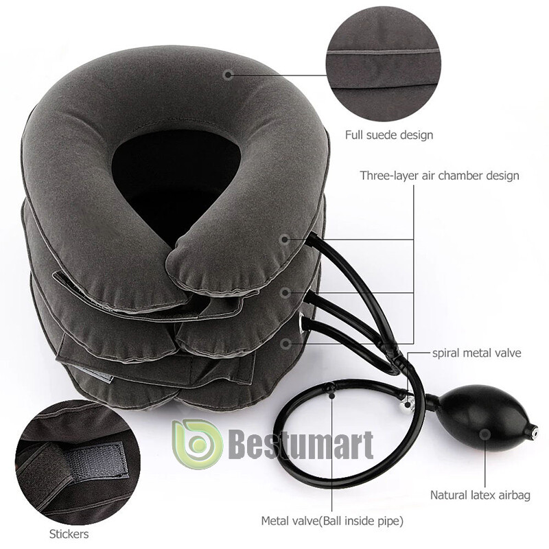 Cervical Neck Traction Device for Instant Neck Pain Relief – Adjustable Home Use