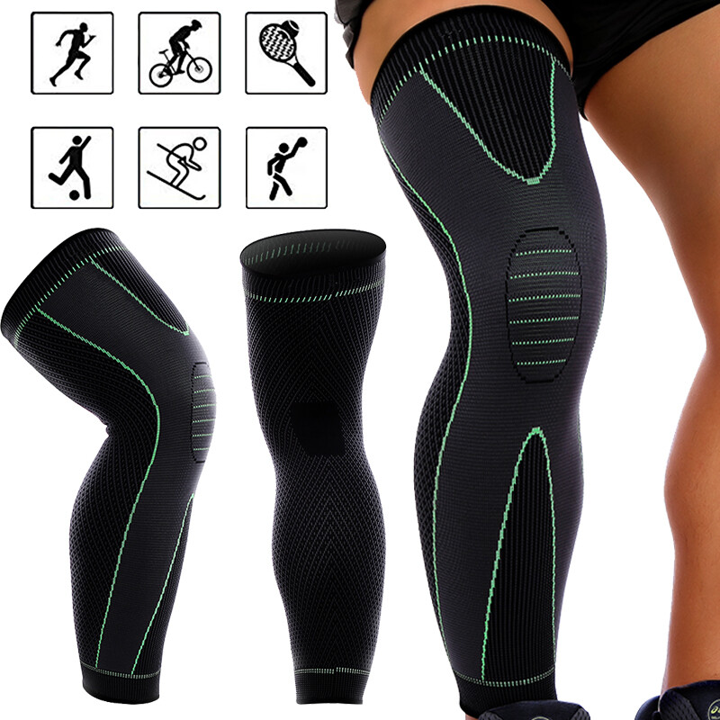 Knee Leg Brace Thigh High Compression Sleeve Socks Support Pain Relief Full Legs
