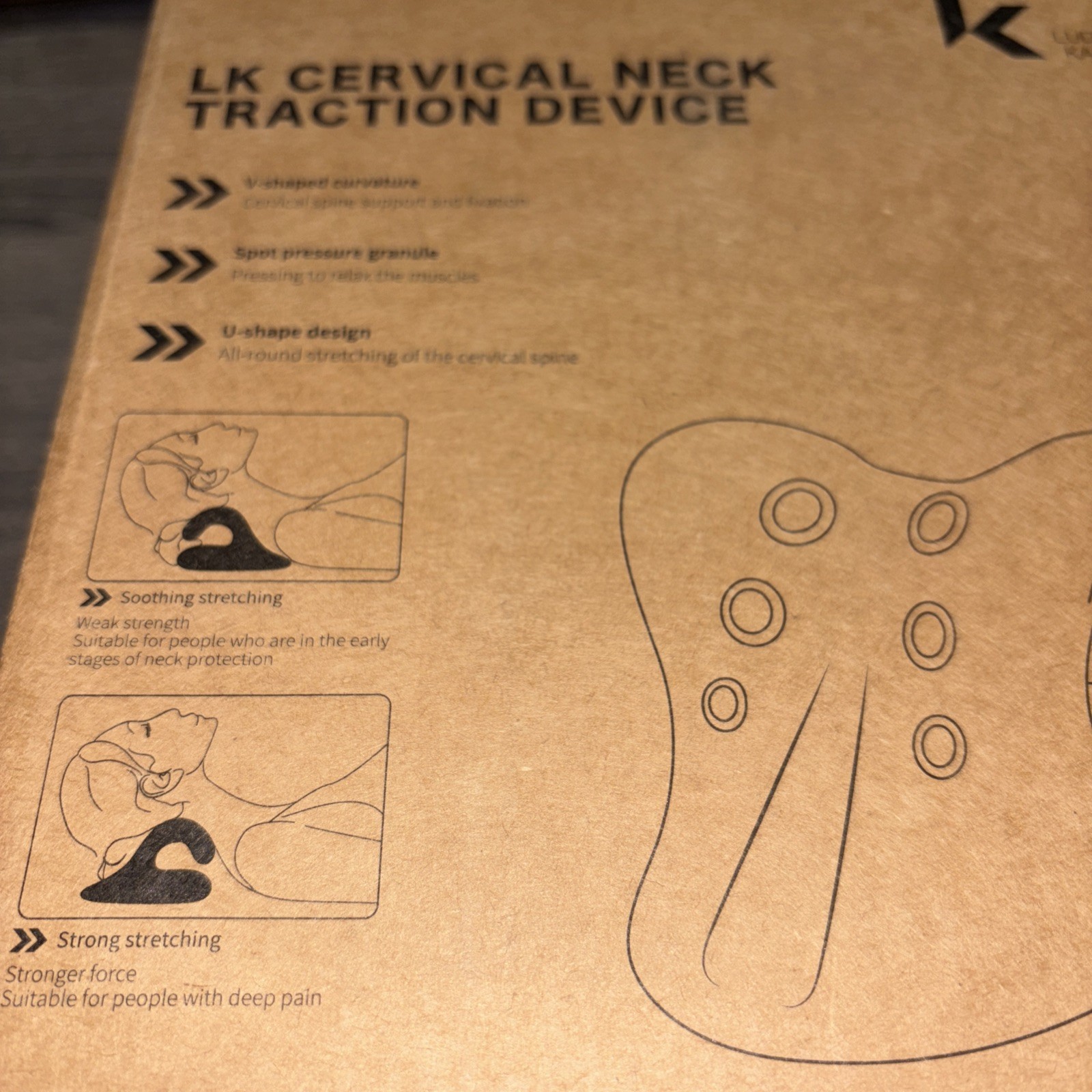 TechLove LK Cervical Neck Traction Device Inflatable Neck Stretcher Pain Relief