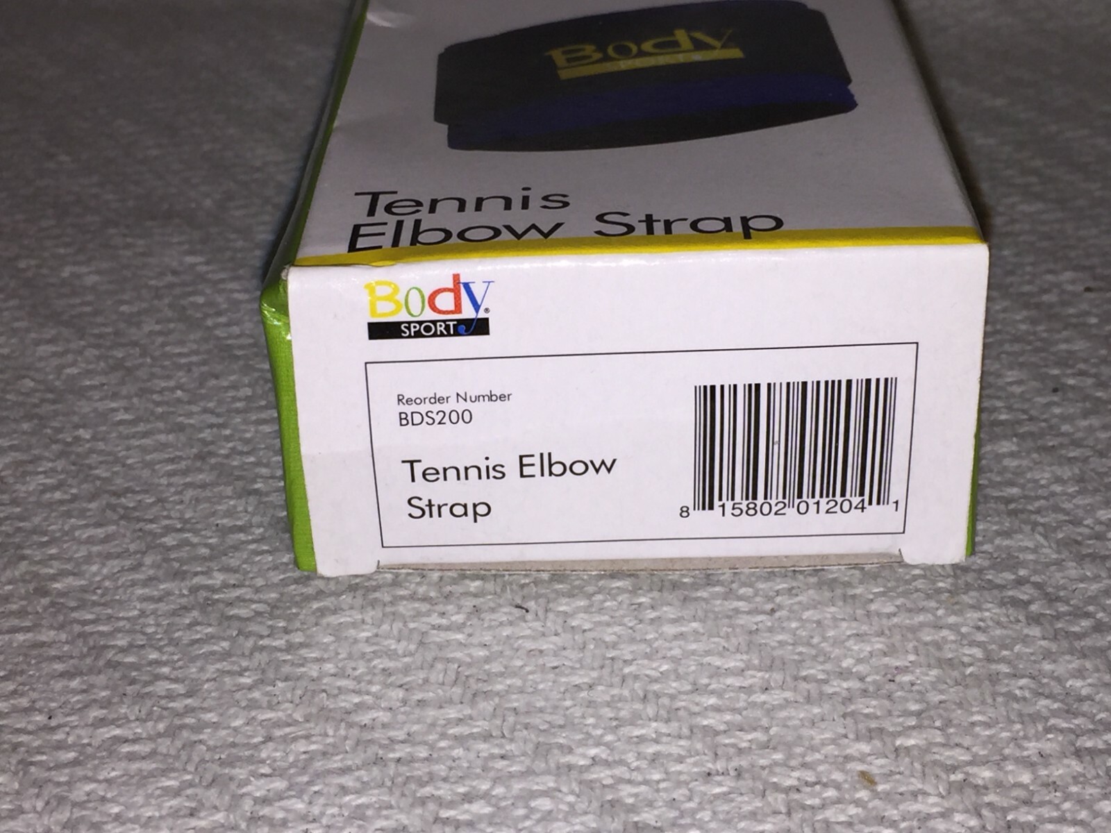 3in x 12in Body Sport Tennis Elbow Strap Last Up To 10,000 Closures BDS200