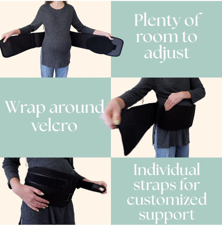Matriarch Pregnancy Support Maternity Belt Back Support Women Large/XL 12” New