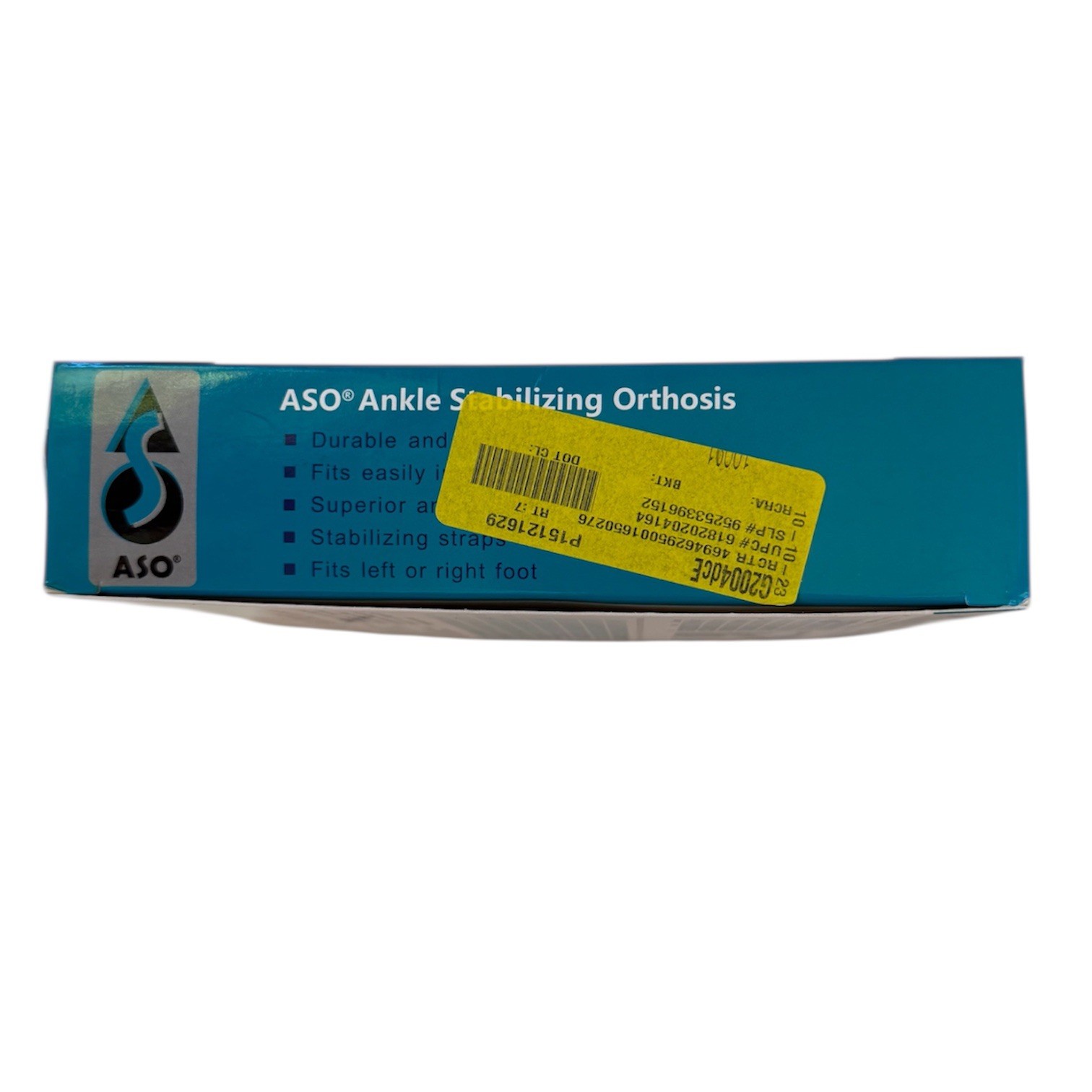 Med Spec ASO Ankle Stabilizer – Black, Size Small Brand New
