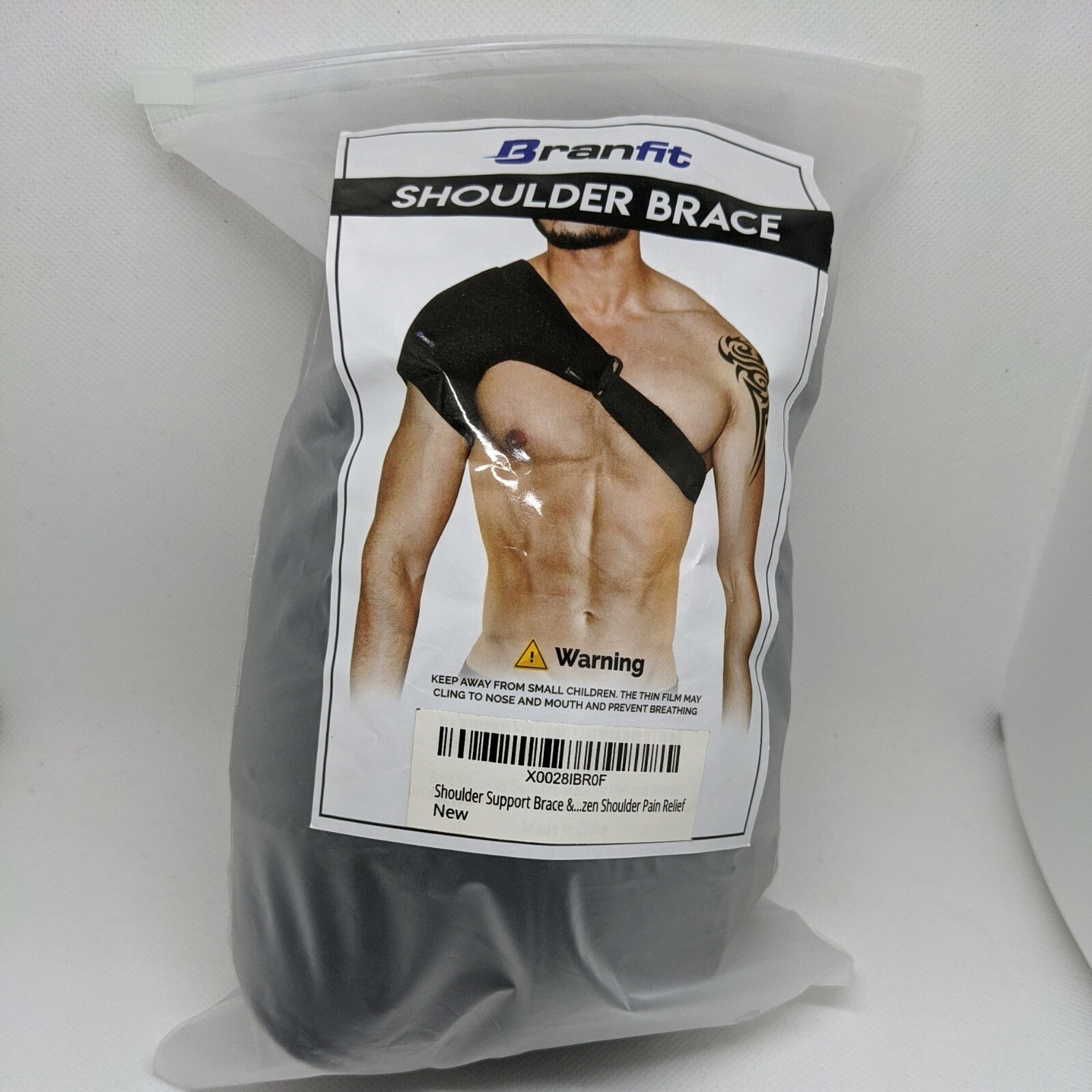 Shoulder Brace Brandit Black Comfortable Fit #542