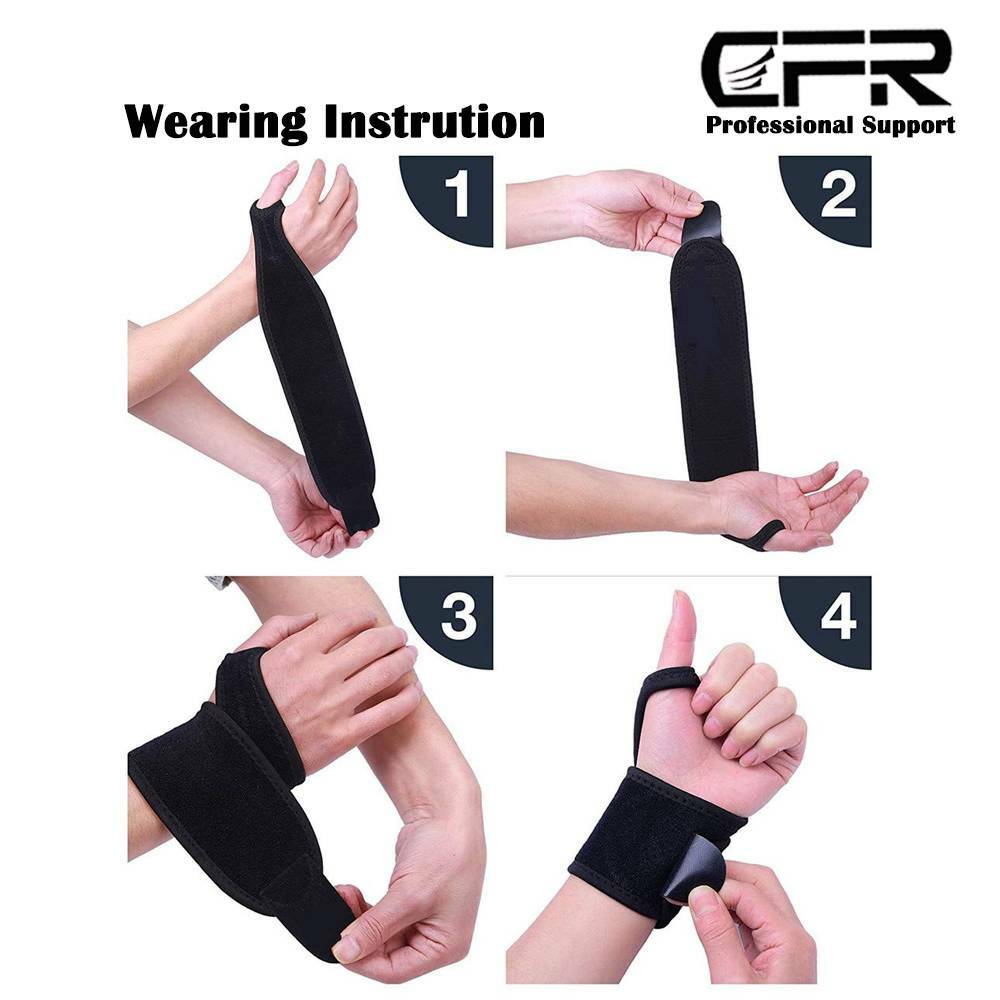 Adjustable Splint Wrist Hand Brace Support Carpal Tunnel Sprain Arthritis Band