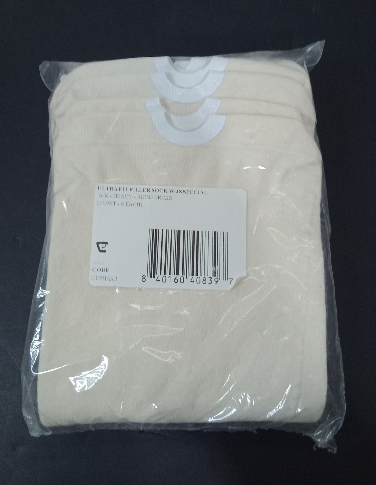 Comfort Ultra-Fit Filler Prosthetic Sock 1-Ply A/K Heavy Reinforced 6 Pack