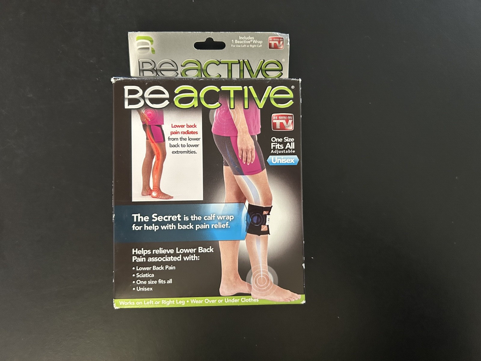 Be Active (As Seen On TV) The Wrap for Back Pain Relief Unisex One Size Fits All