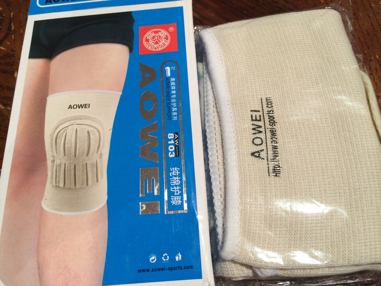 Knee Support Elastic Sports winter keep warm Brace Protector for injury 1Pair
