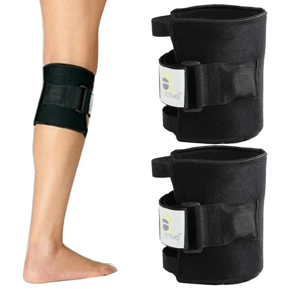 2Pcs Magnetic Pressure Point Knee Brace Relieve Active Leg Sciatica Acupressure