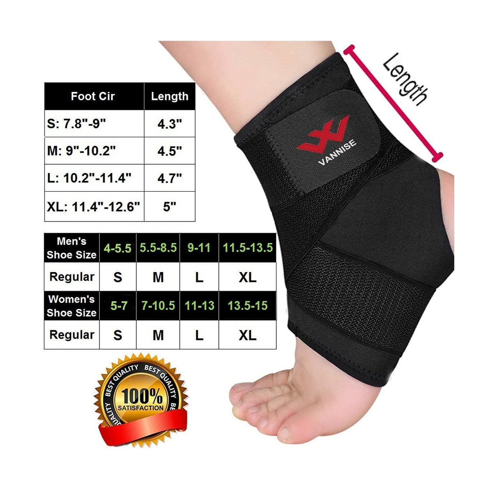 Ankle Brace, 2PCS Breathable & Strong Ankle Brace for Sprained Ankle, Stabili…