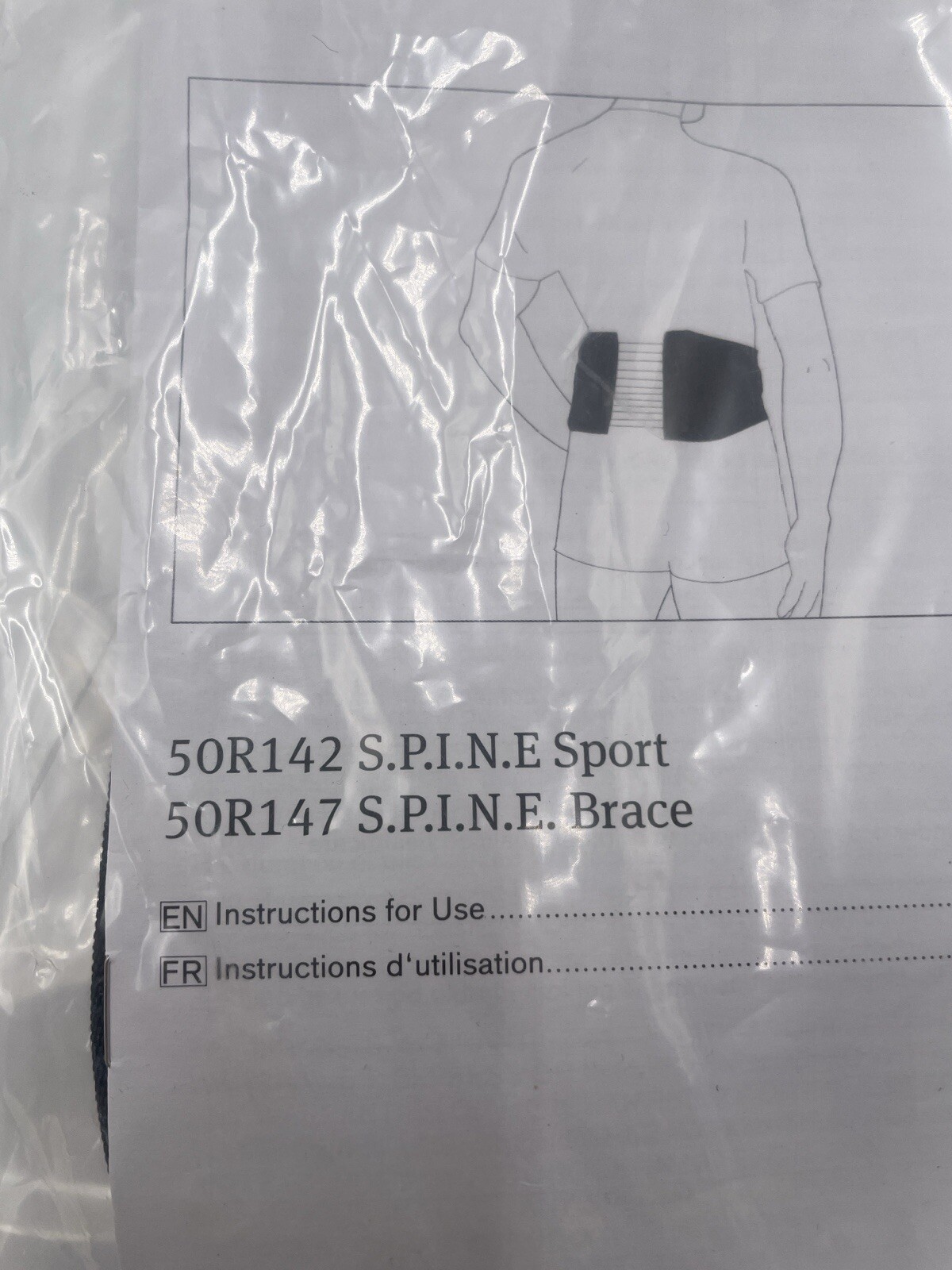 Ottobock S.P.I.N.E Adjustable Lower Back Brace Pulley System 50R147N Medium