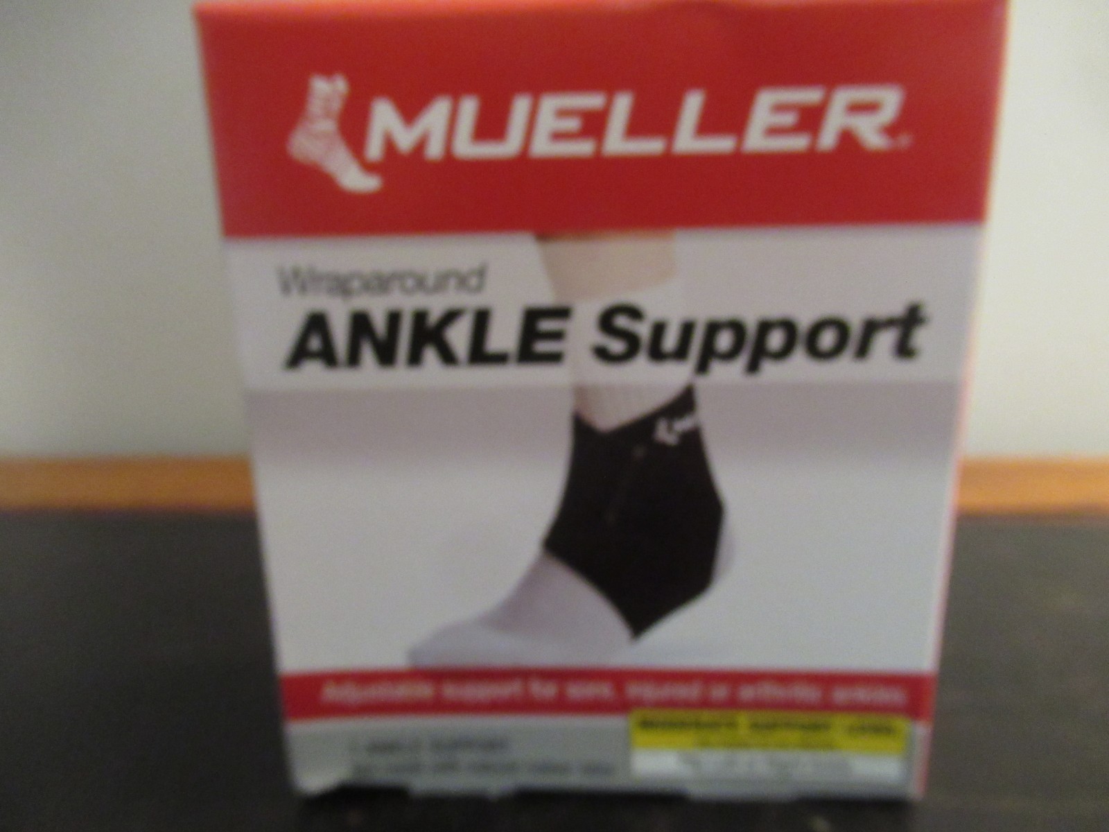 Ankle Support Wraparound Mueller No Latex New in Pack Free USA Shipping