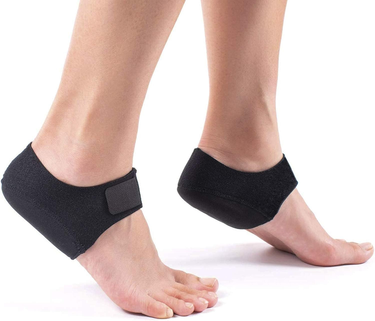 Plantar Fasciitis Heel Cups for Heel Pain 【Updated Version】 Heel Protectors, Sle