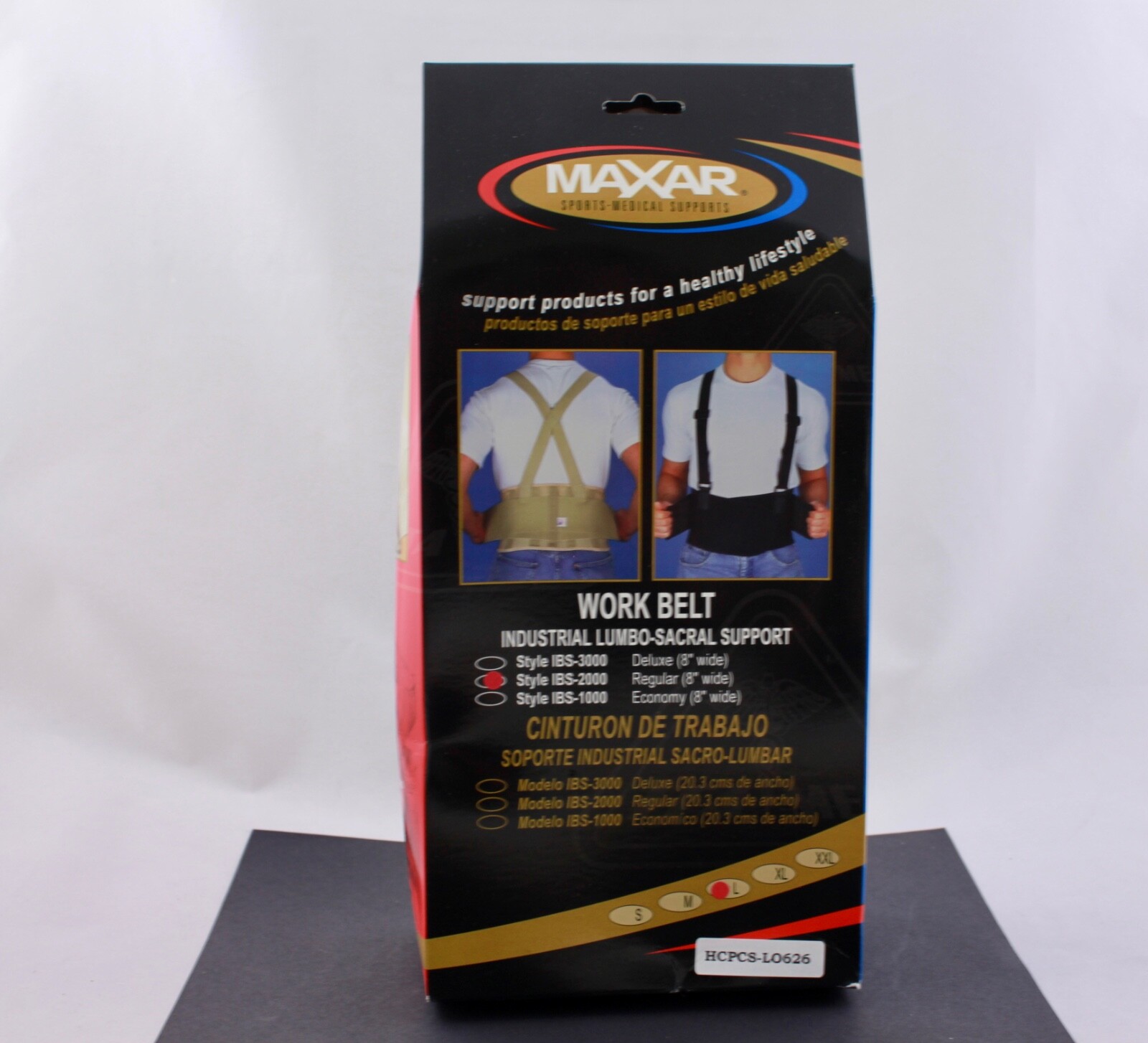 MAXAR WORK BELT STYLE IBS-2000 SIZE LARGE – NIB