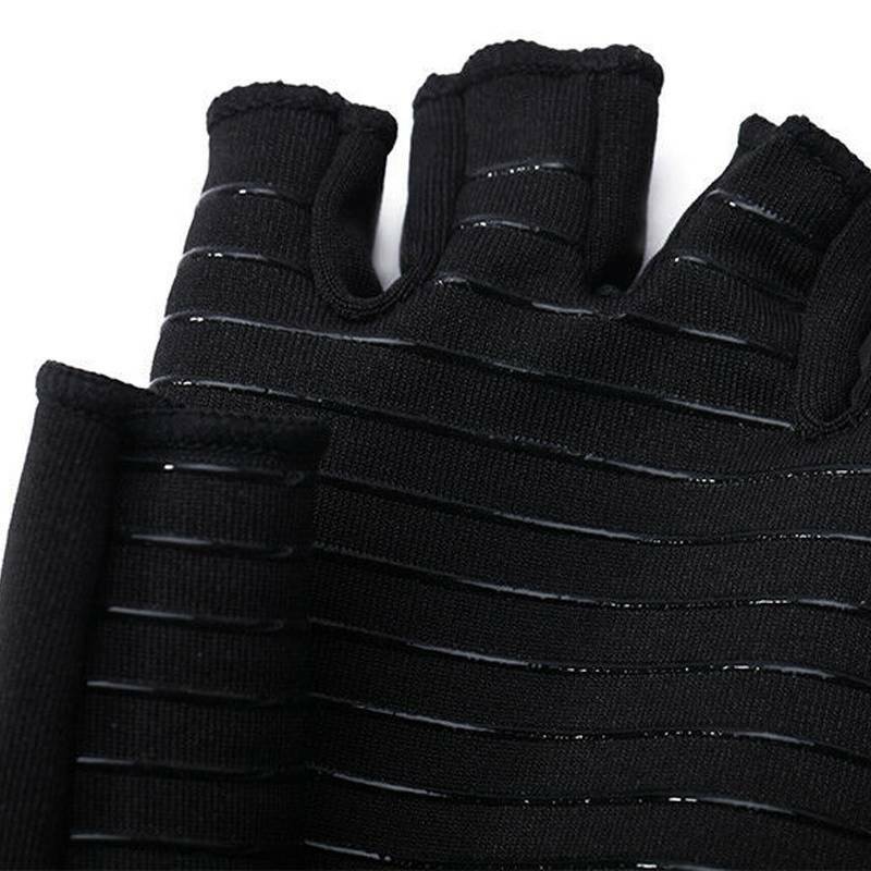 Copper Arthritis Compression Gloves Hand Support Joint Pain Relief Wrist Brace