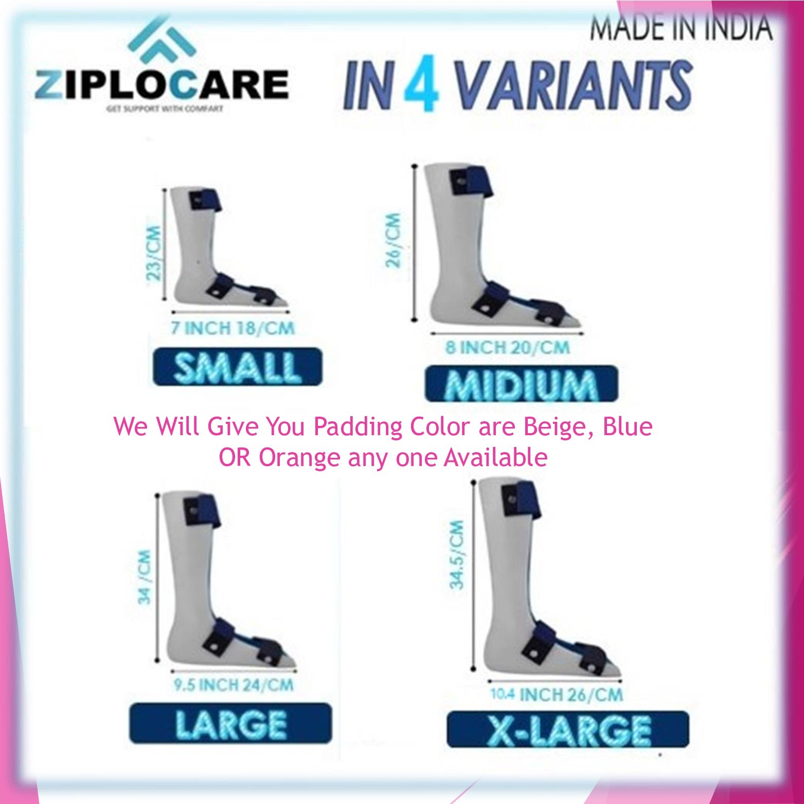 AFO Drop Foot Brace Swedish Ultra Lock Foot Drop Brace For Walk,Size Right &Left