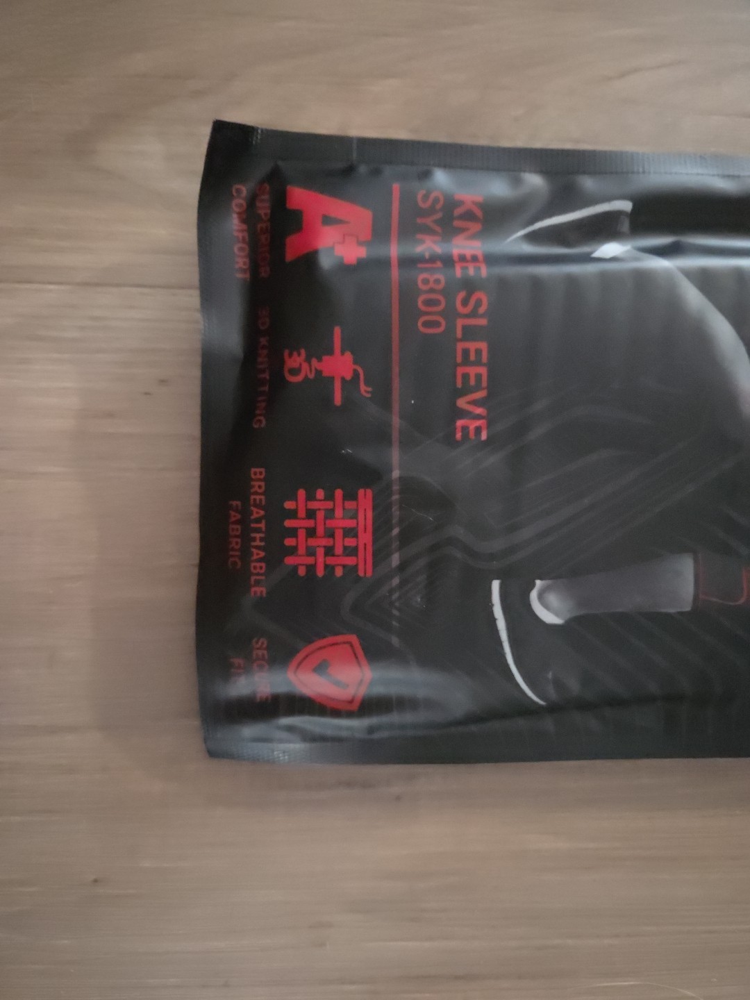 UFLEX Athletics Knee Sleeve SYK-1800 Size Large L Running Jogging NEW SEALED