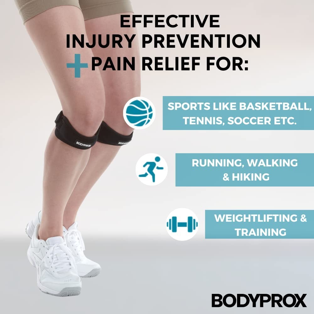 Comfort & Support: Adjustable Knee Strap for Tennis, Running, and Soccer