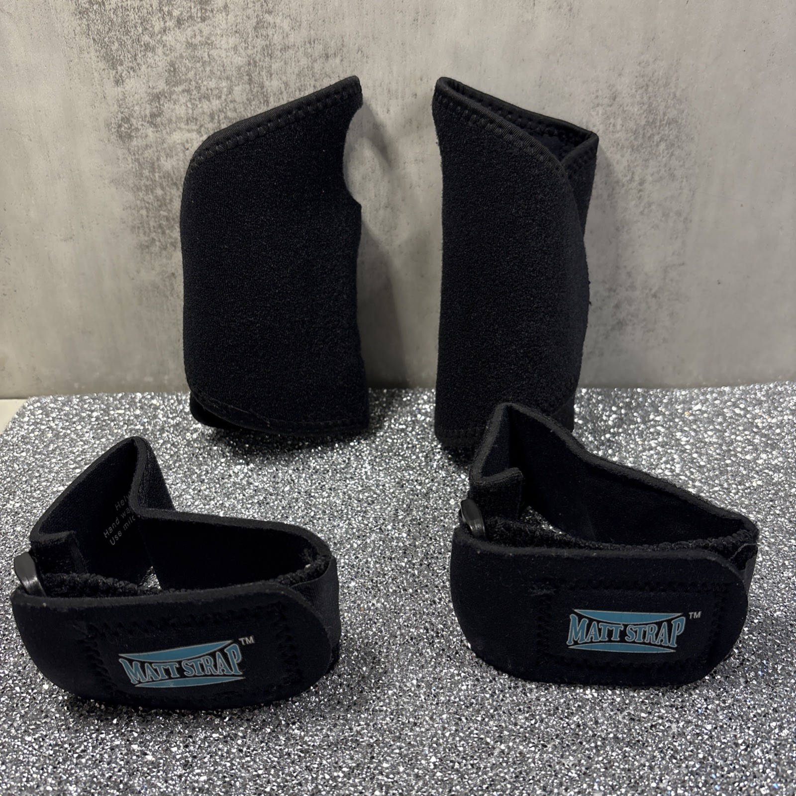 Carpal Tunnel Wrist Support Braces Left & Right 6.5″ 2 Elbow Supports. EUC