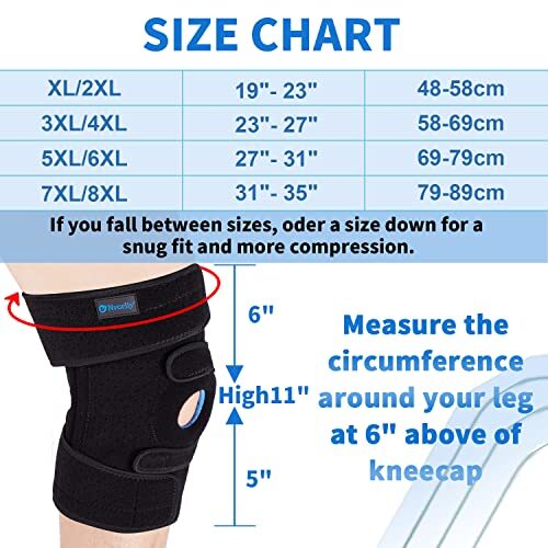 Plus Size Knee Brace for Knee Pain Extra Large Knee Brace for Women and Men A…