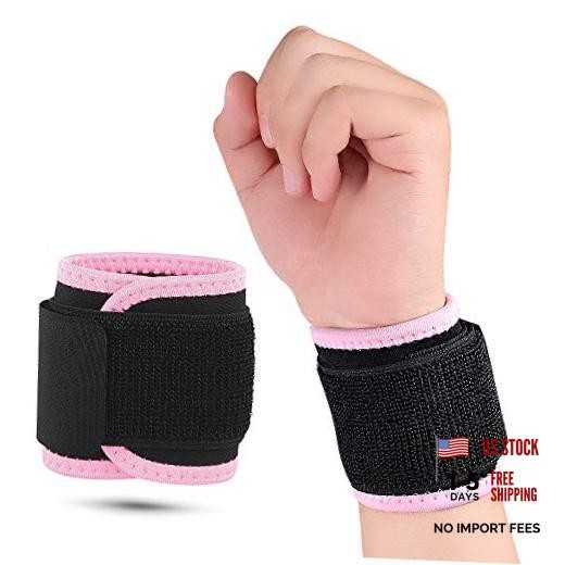 Wrist Brace, Compression Wrist Strap Support Wrist for Men & Women, Youth Pink