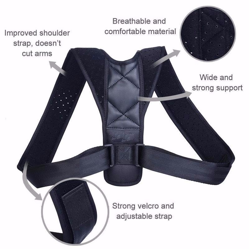 Posture Corrector Clavicle Fracture Support Back Shoulder Correction Brace Belt