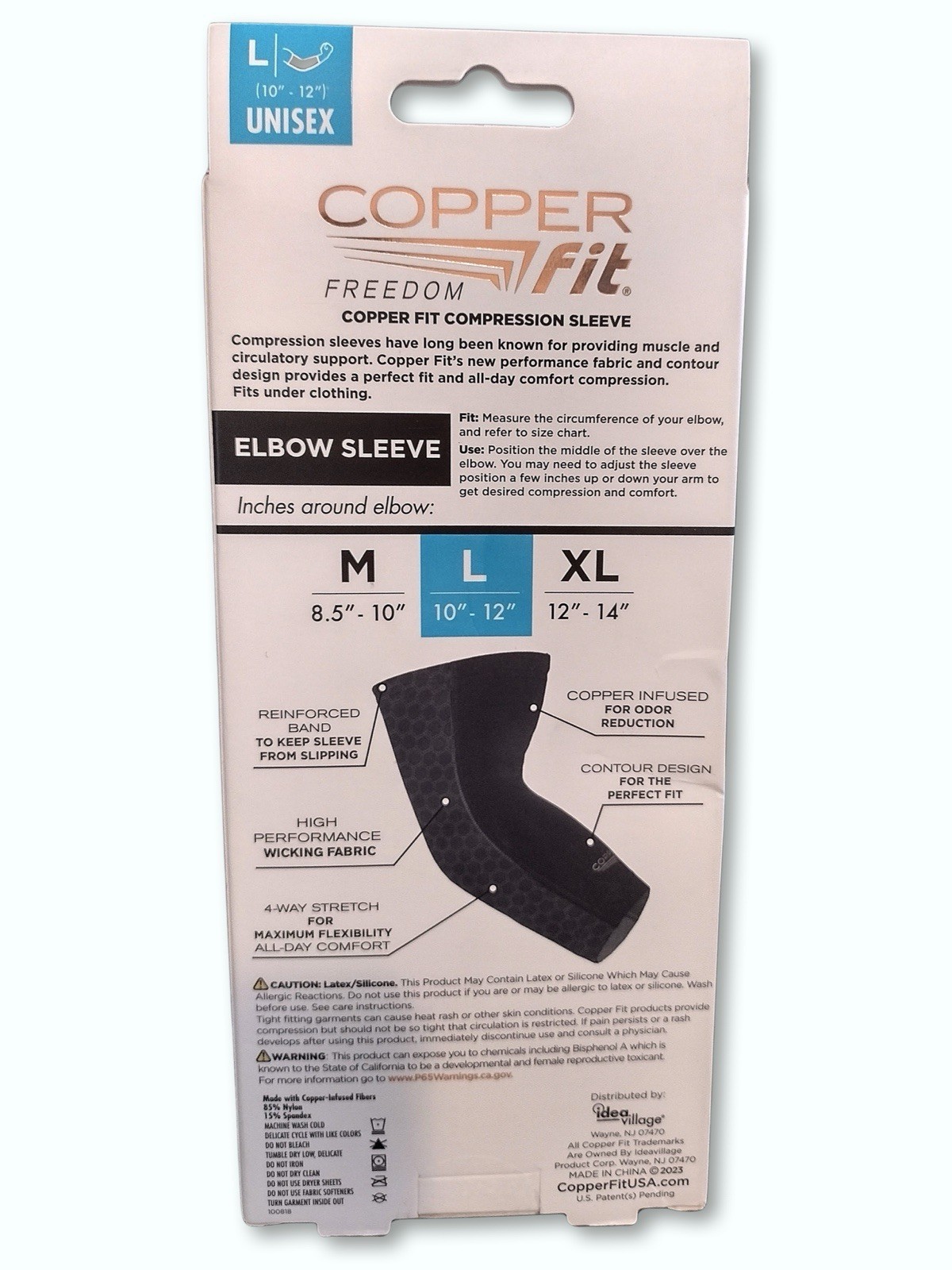 Copper Fit Freedom Compression Elbow Sleeve – Medium – THE ORIGINAL