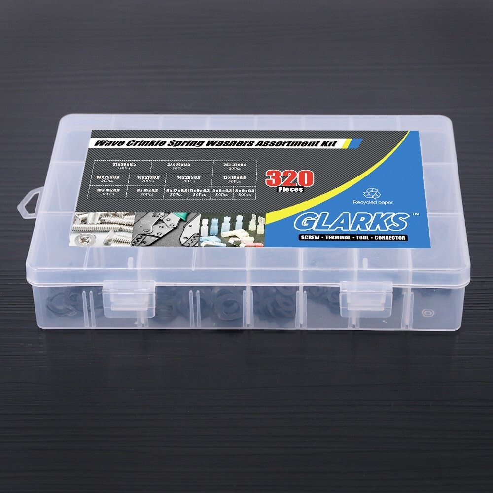 Comprehensive 320Pc Carbon Steel Washer Set – Ideal for Fastening Applications