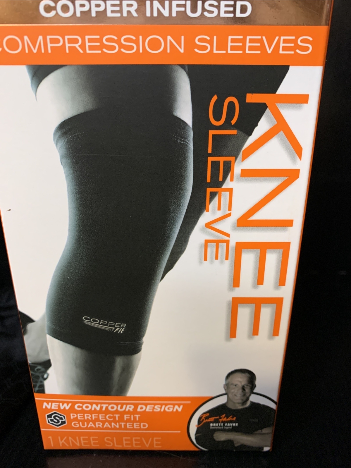 Copper Fit Freedom Copper Infused Knee Compression Sleeve M 13”-14” Wicking