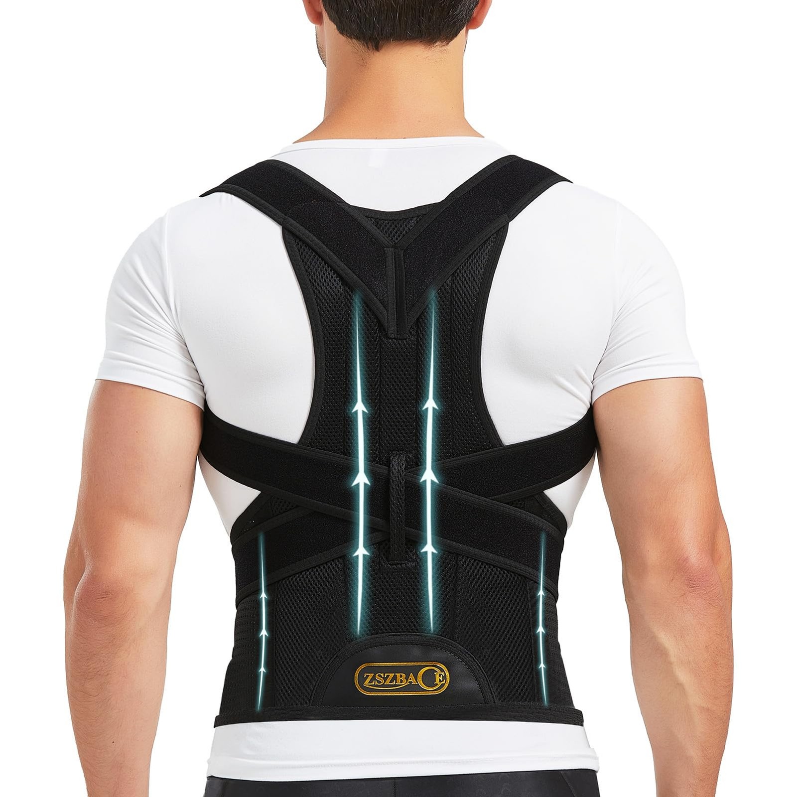 Back Brace and Posture Corrector for Men and Women Adjustable Back Straightener