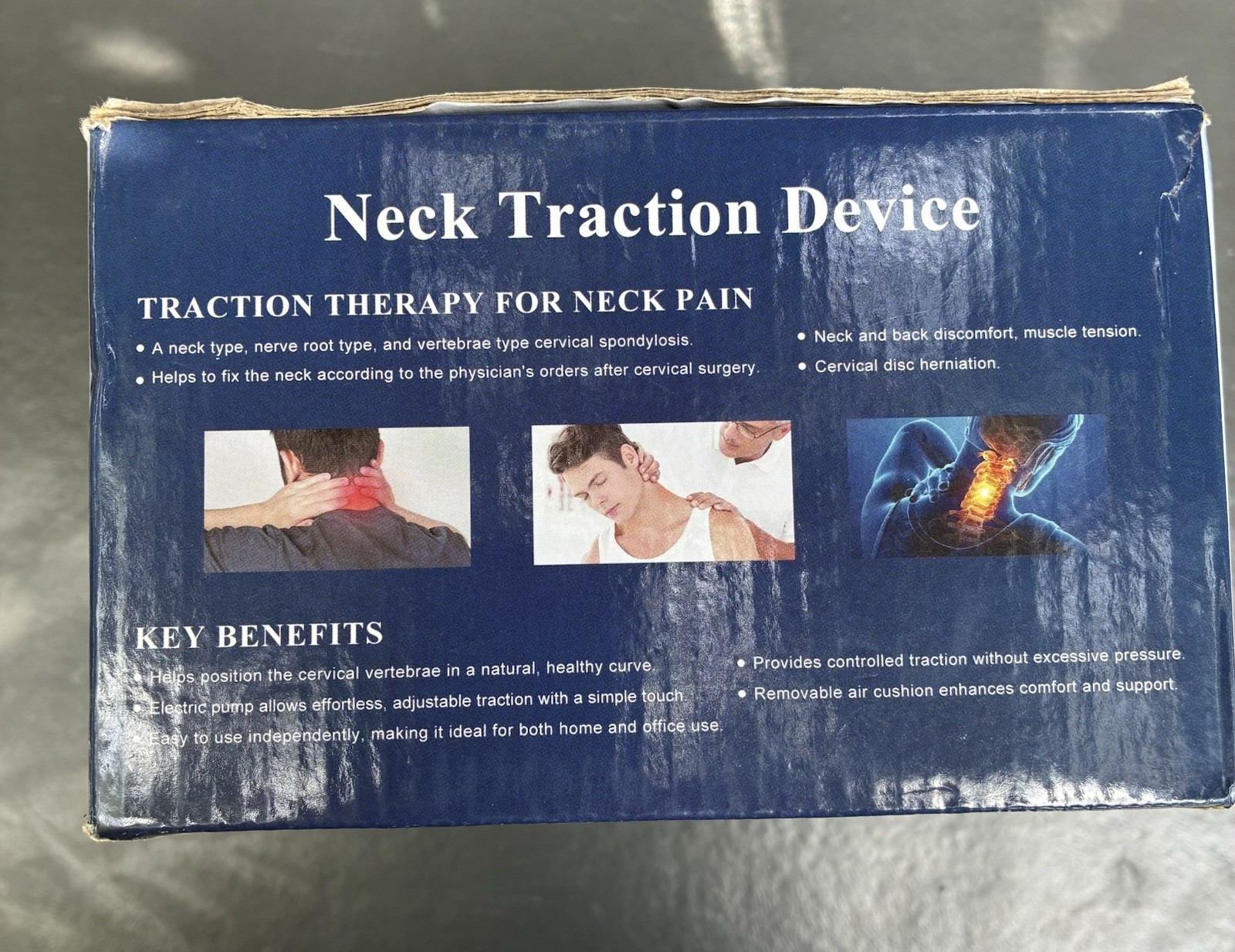Cervical traction device-20° arc support neck support to relieve pain and relax