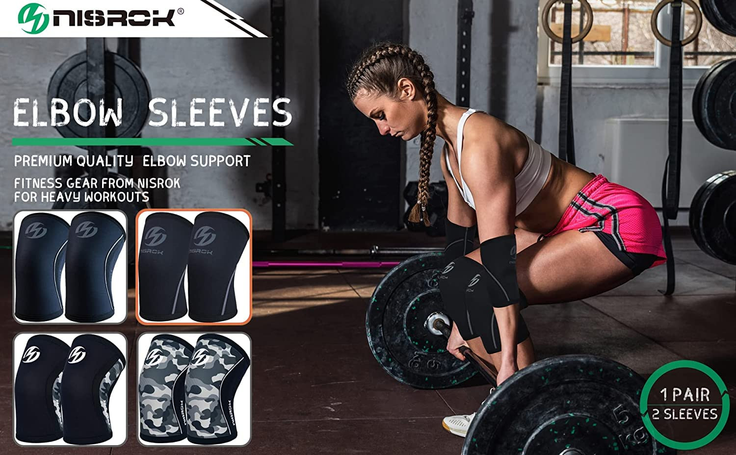 Knee Sleeves (1 Pair), 7Mm Neoprene Compression Knee Braces, Great Support for C