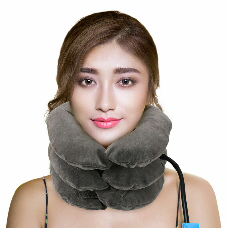 Inflatable Neck Stretching Pillow That Alleviates Neck Discomfort And Pressure