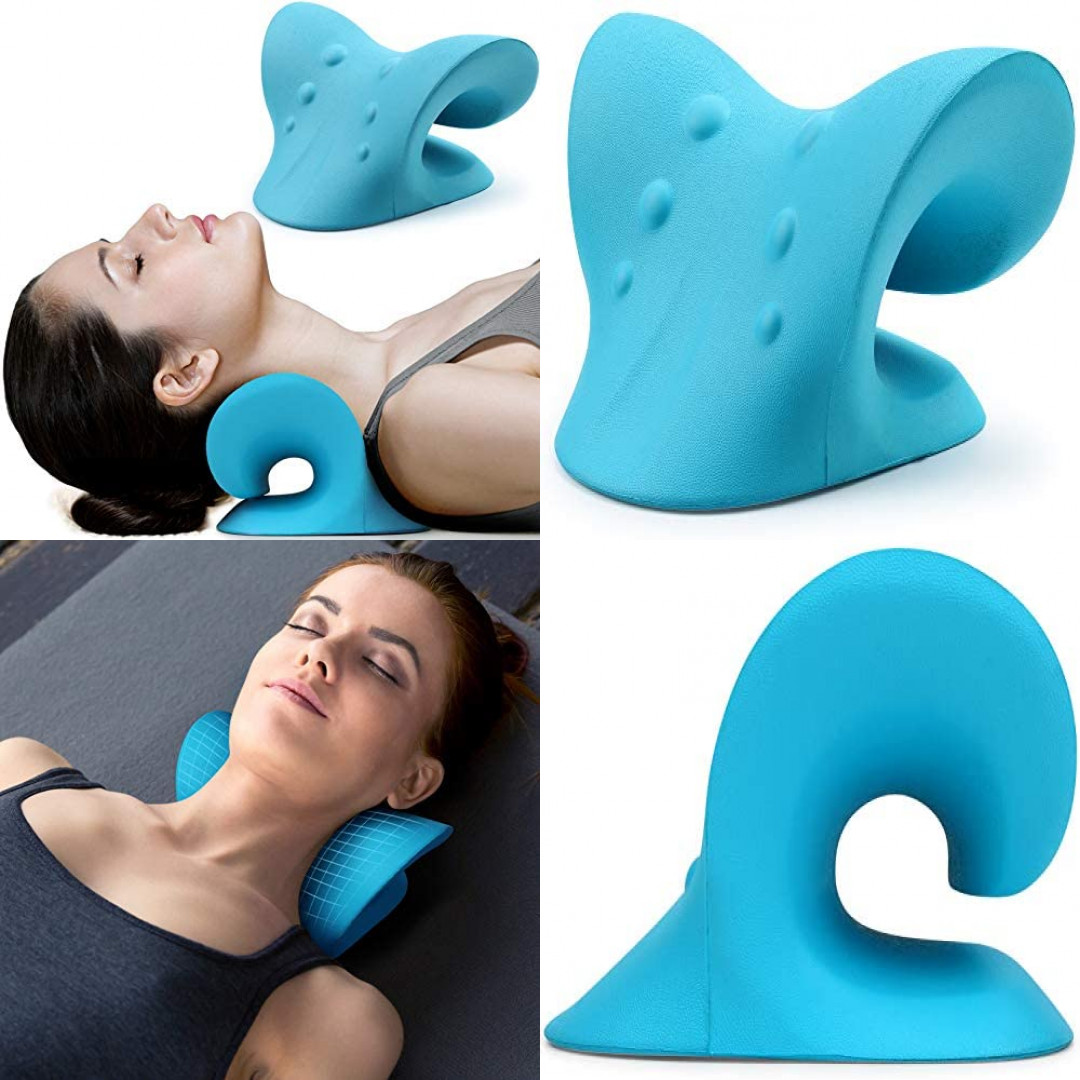 Neck & Shoulder Relaxer Cervical Traction Device for TMJ / Cervical Pain Relief