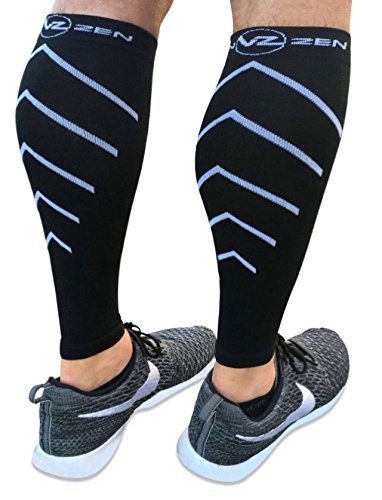 Calf Compression Sleeves Footless Leg Compression Socks Men Women Wide Calves