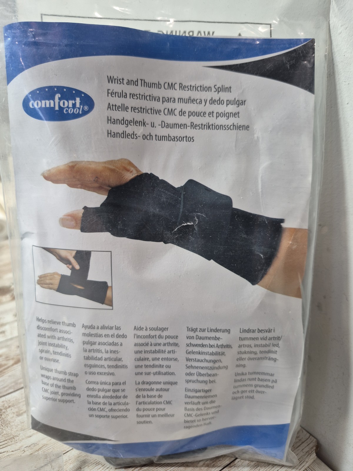 Comfort Cool Wrist & thumb Cmc Right, Medium NC79573
