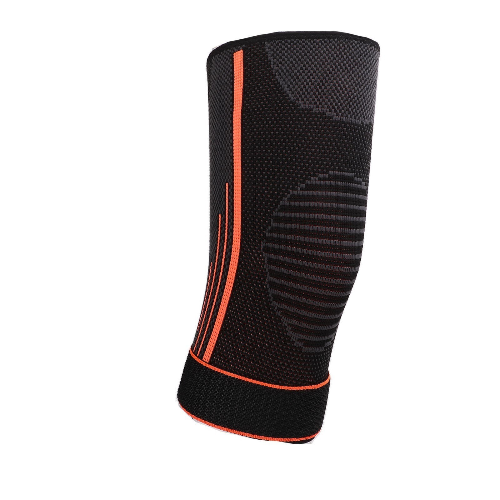 Sports Elbow Guards Nylon Knit Soft Elbow Compression Sleeve with Strap for Bask