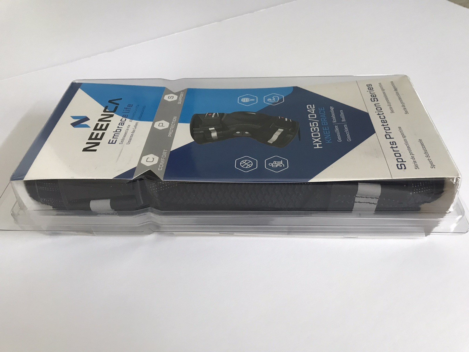 NEW Neenca Knee Brace HX035 /042 Adjustable Hinged Support Comfort Gel Pad SMALL
