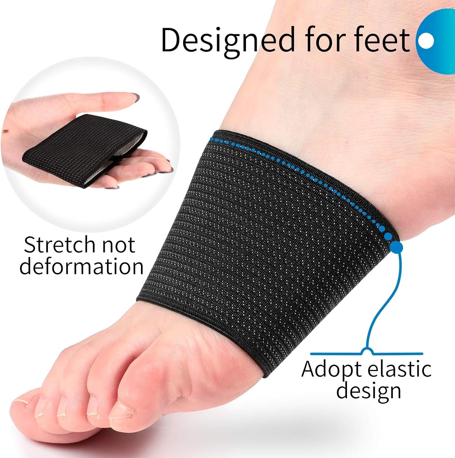Lightweight Compression Foot Wraps – Effective Relief for Heel Pain & Flat Feet