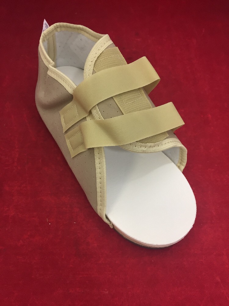 ONE DEROYAL 2007-04 Post-Op Shoe Male Wood Sole Leather Upper Large
