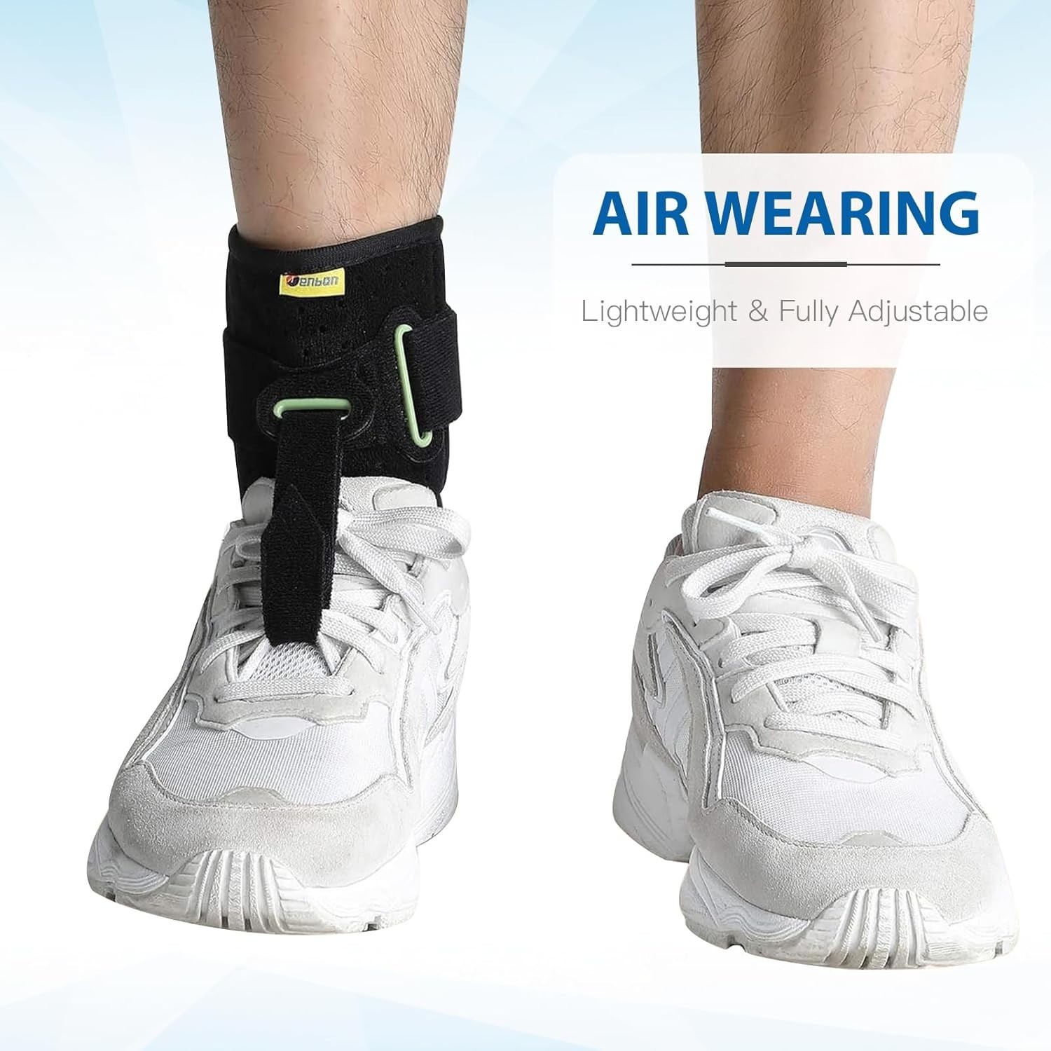 Ergonomic Foot Drop Brace – Adjustable Ankle Support for Improved Gait Stability
