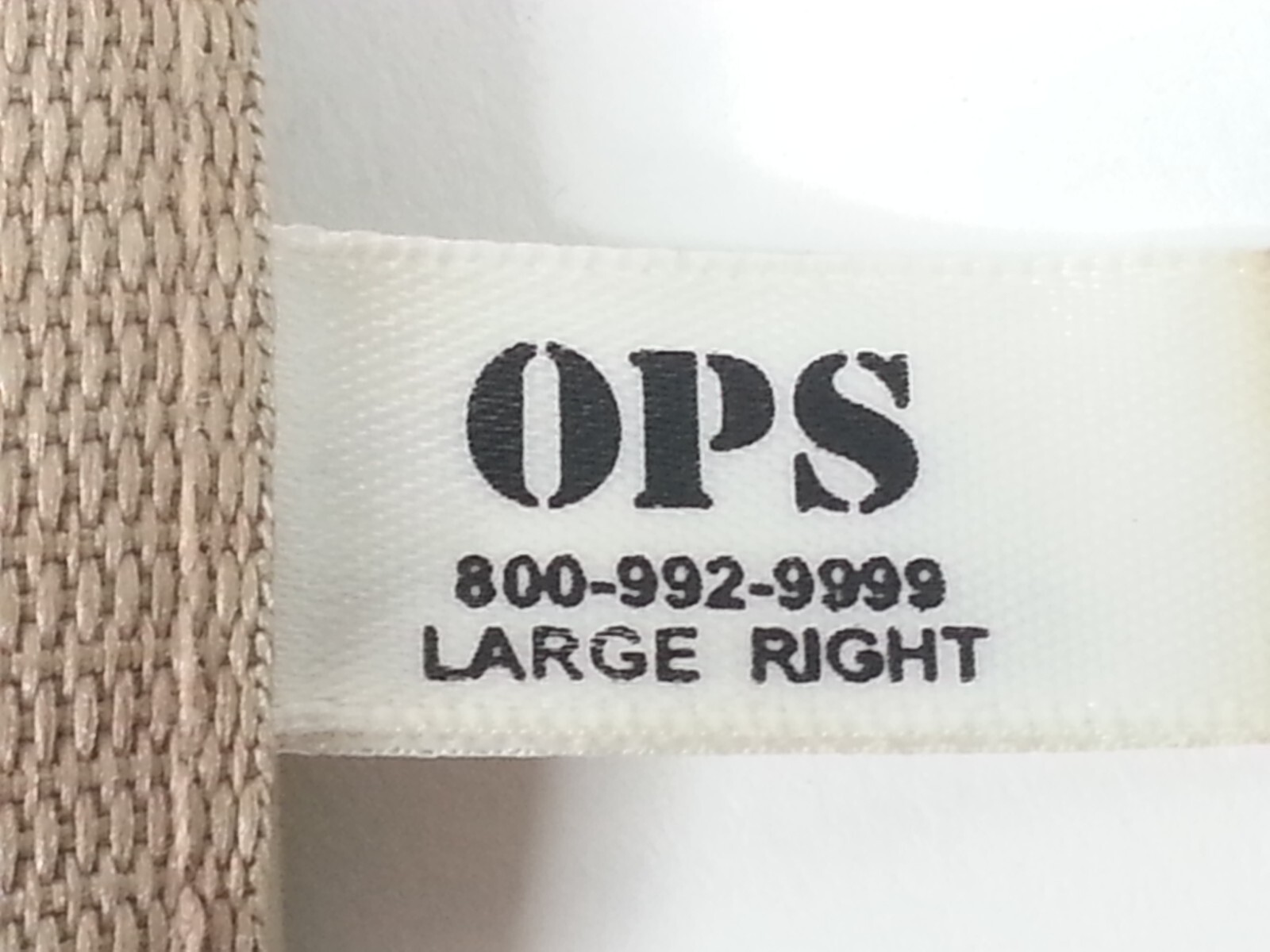 2 OPS Ankle Support Brace Right And Left Size Large Metal Support On Side