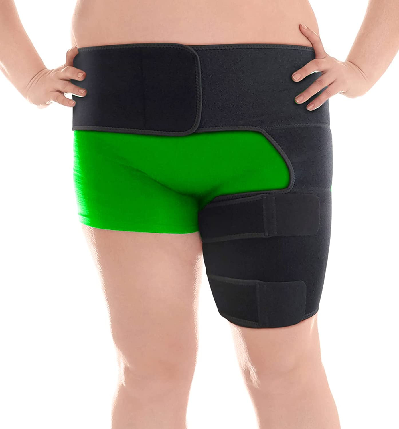 Hip Brace Thigh Compression Sleeve X-Large Left Hip Pain Relief Hamstring Wrap