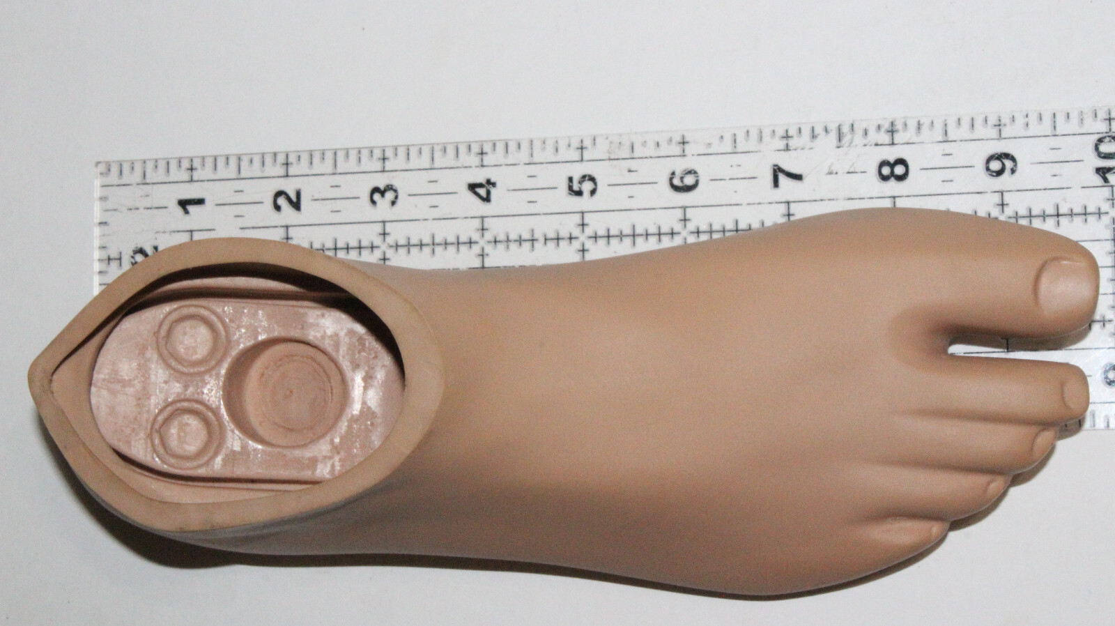 MINT COLLEGE PARK CPI BREEZE RIGHT SANDALTOE PROSTHETIC FOOT SHELL DRAIN ~ Sz 25