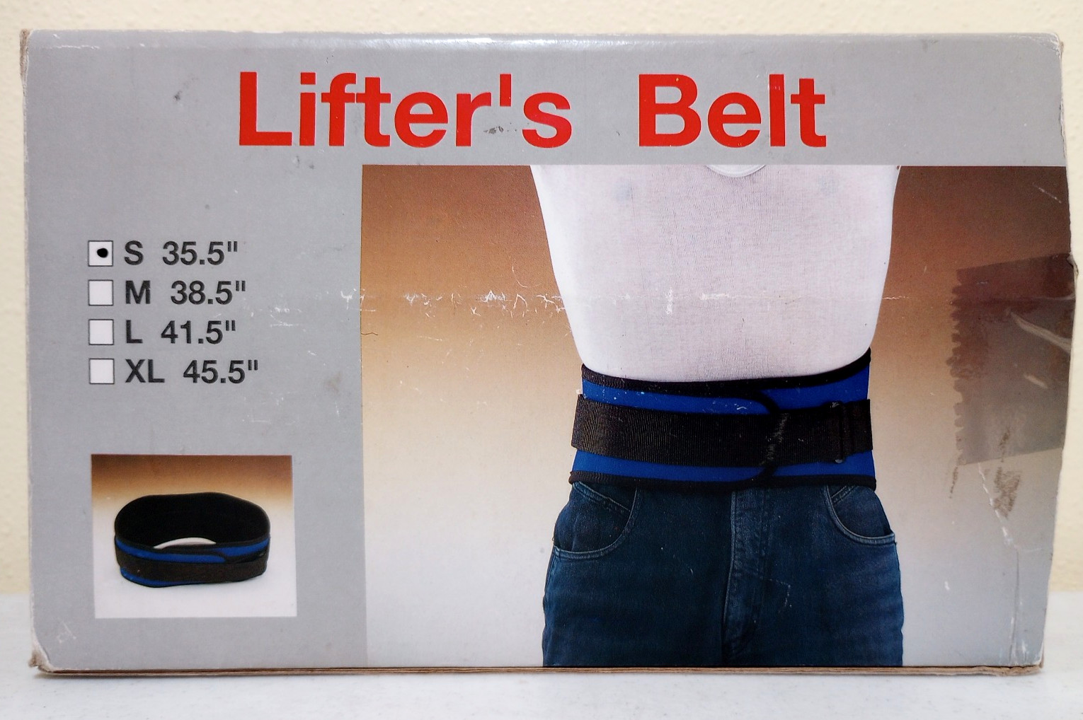 Northern Industrial Tools Lifter’s Belt, Lumbar Back Support, 35.5″