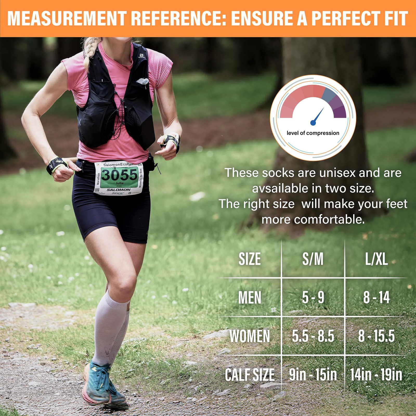 3 Pairs Compression Socks for Women & Men 15-20 mmHg,Best Support for Nurses …