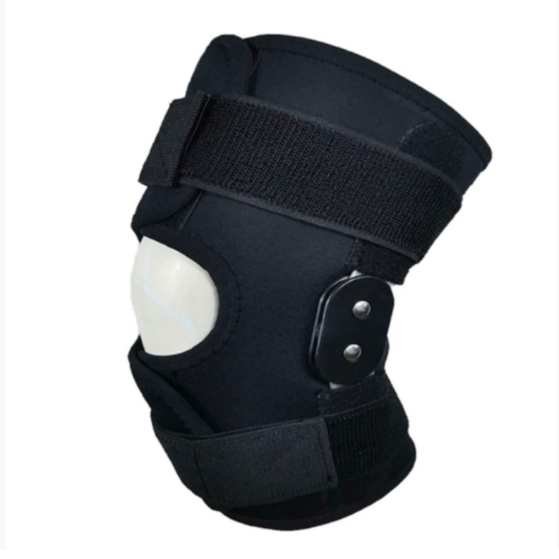 Plus Size Deluxe Hinged Knee Brace with Compression Wrap for Big & Wide Thighs