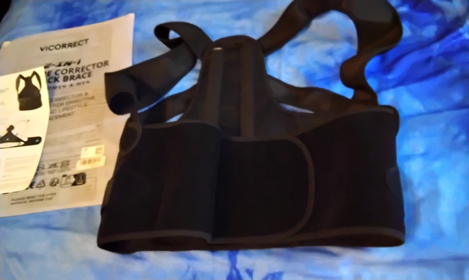 Vicorrect Posture Correct Support Back Brace Men/ Woman – Size M