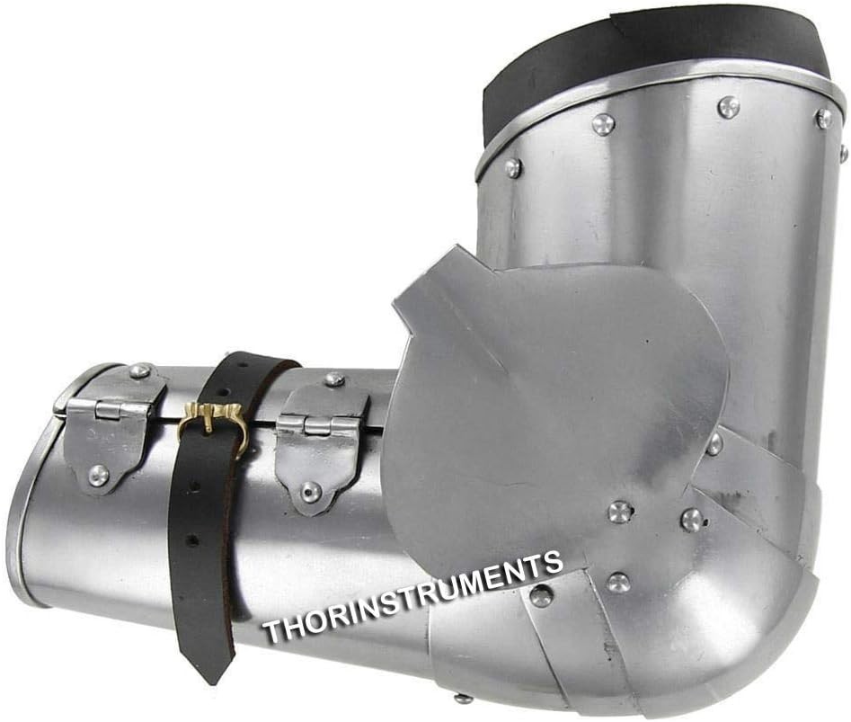 Medieval Arm Armor Guard Late 14th Century Calvary 18Gauge Steel SCA Rustic