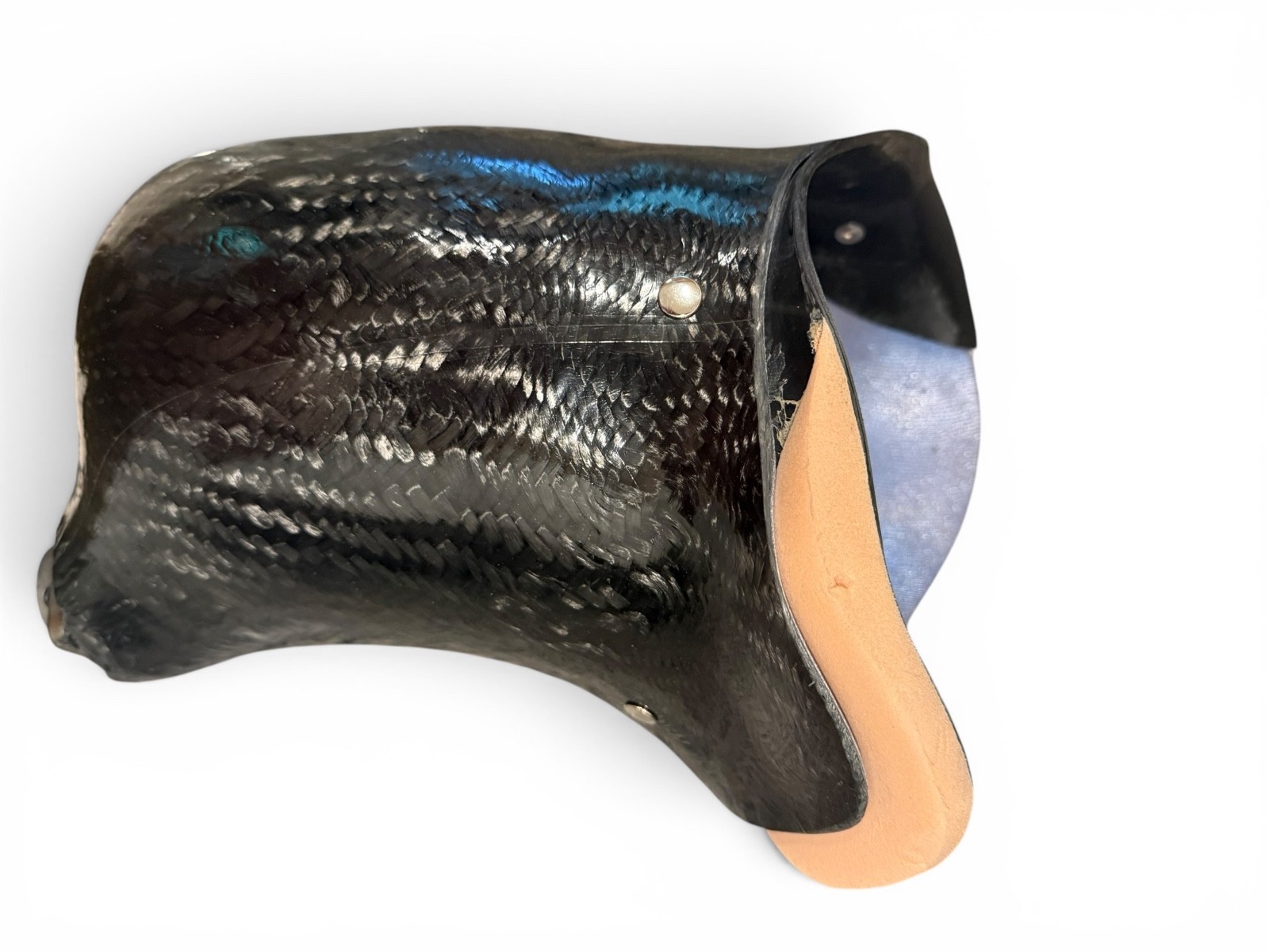Right above knee prosthetic socket. Not for medical use.